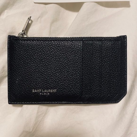 YSL Saint Laurent Fragment wallet in black - Picture 3 of 9